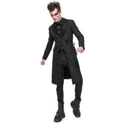 Longue Veste 'Cryock' Noire -Magasin De Mode longue veste cryock noire 9
