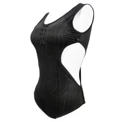 Maillot De Bain 'Cyber Game' Avec Spikes Noir -Magasin De Mode maillot de bain cyber game avec spikes noir 10