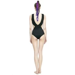 Maillot De Bain 'Cyber Game' Avec Spikes Noir -Magasin De Mode maillot de bain cyber game avec spikes noir 6