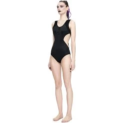 Maillot De Bain 'Cyber Game' Avec Spikes Noir -Magasin De Mode maillot de bain cyber game avec spikes noir 7