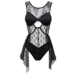 Maillot De Bain 'Finely Gothic' Noir 31 Maillot De Bain 'Finely Gothic' Noir -Magasin De Mode maillot de bain finely gothic noir 11