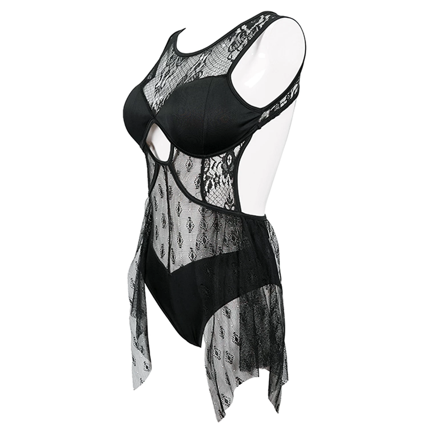 Maillot De Bain 'Finely Gothic' Noir 16 Maillot De Bain 'Finely Gothic' Noir â Image 14