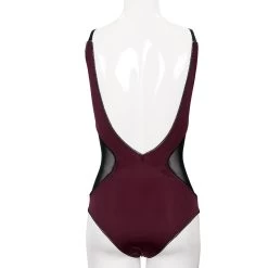 Maillot De Bain 'Hand-Cranked' Bordeaux Et Noir -Magasin De Mode maillot de bain hand cranked bordeaux et noir 12