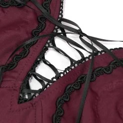 Maillot De Bain 'Hand-Cranked' Bordeaux Et Noir -Magasin De Mode maillot de bain hand cranked bordeaux et noir 14