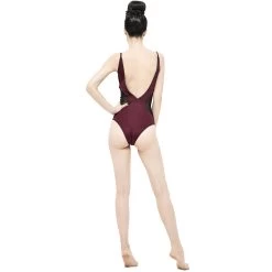 Maillot De Bain 'Hand-Cranked' Bordeaux Et Noir -Magasin De Mode maillot de bain hand cranked bordeaux et noir 6