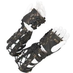 Manchettes 'Steampunk Gear' Marrons -Magasin De Mode manchettes steampunk gear marrons 12