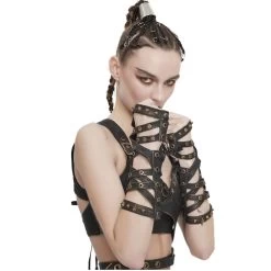 Manchettes 'Steampunk Gear' Marrons -Magasin De Mode manchettes steampunk gear marrons 3