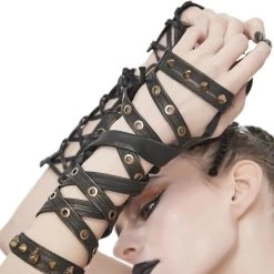 Manchettes 'Steampunk Gear' Marrons -Magasin De Mode manchettes steampunk gear marrons 5