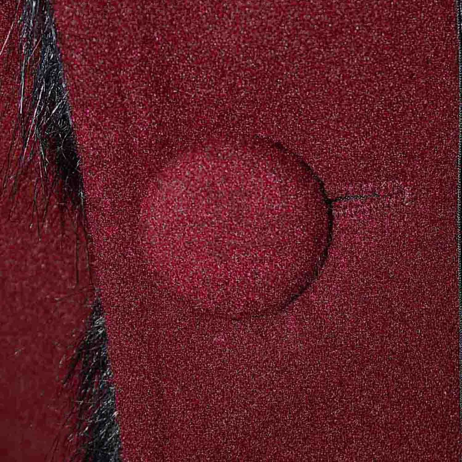 Manteau à Capuche 'Red Frozen' Rouge Et Noir 14 Manteau à Capuche 'Red Frozen' Rouge Et Noir – Image 12