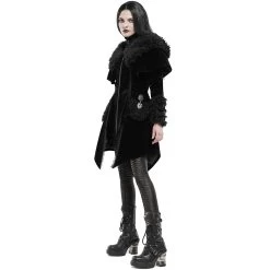 Manteau Gothic Lolita 'Witchnight' Noir à Capuche 18 Manteau Gothic Lolita 'Witchnight' Noir à Capuche -Magasin De Mode manteau gothic lolita witchnight noir a capuche 4