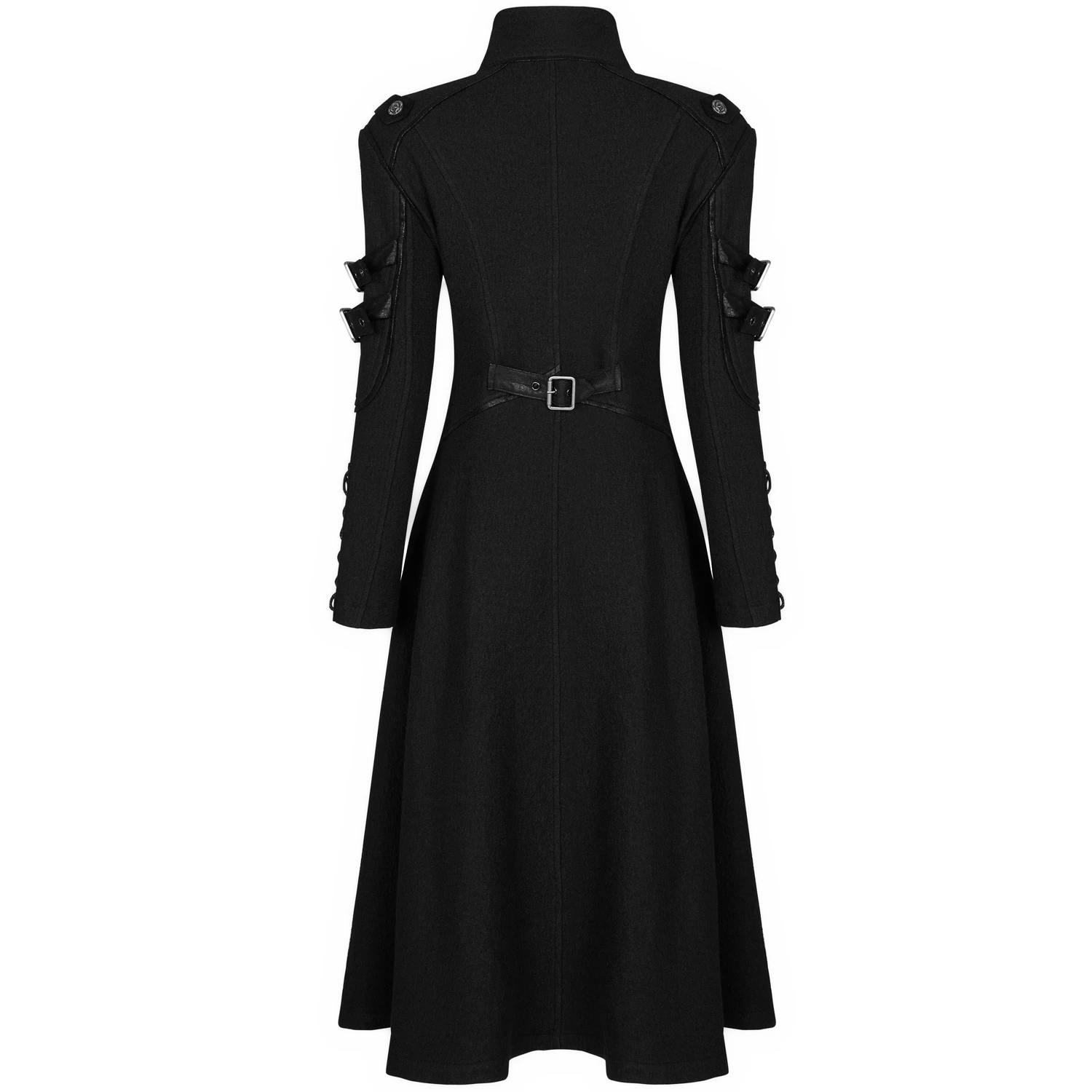 Manteau Gothique 'Bellona' Noir 14 Manteau Gothique 'Bellona' Noir â Image 12