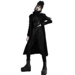 Manteau Gothique 'Bellona' Noir 28 Manteau Gothique 'Bellona' Noir -Magasin De Mode manteau gothique bellona noir 7