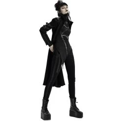 Manteau Gothique 'Bellona' Noir 29 Manteau Gothique 'Bellona' Noir -Magasin De Mode manteau gothique bellona noir 8