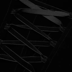 Manteau Mi-Long 'Dark Doll' En Velours Noir 36 Manteau Mi-Long 'Dark Doll' En Velours Noir -Magasin De Mode manteau mi long dark doll en velours noir 15