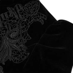 Manteau Mi-Long 'Dark Doll' En Velours Noir 37 Manteau Mi-Long 'Dark Doll' En Velours Noir -Magasin De Mode manteau mi long dark doll en velours noir 16