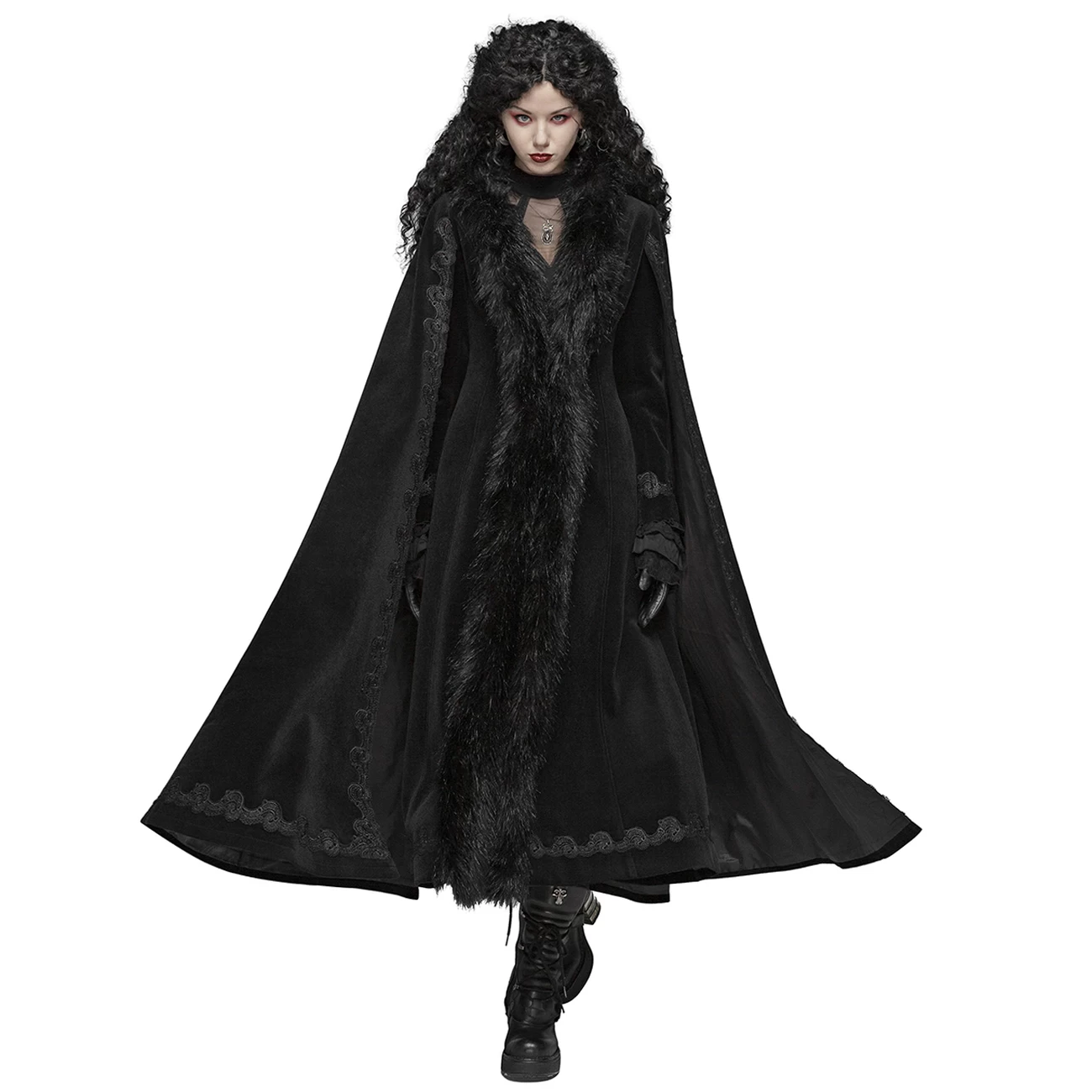 Manteau 'Royal Darkness' Noir 8 Manteau 'Royal Darkness' Noir – Image 6