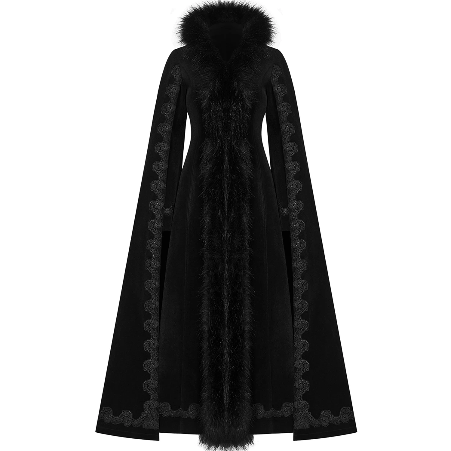 Manteau 'Royal Darkness' Noir 10 Manteau 'Royal Darkness' Noir – Image 8