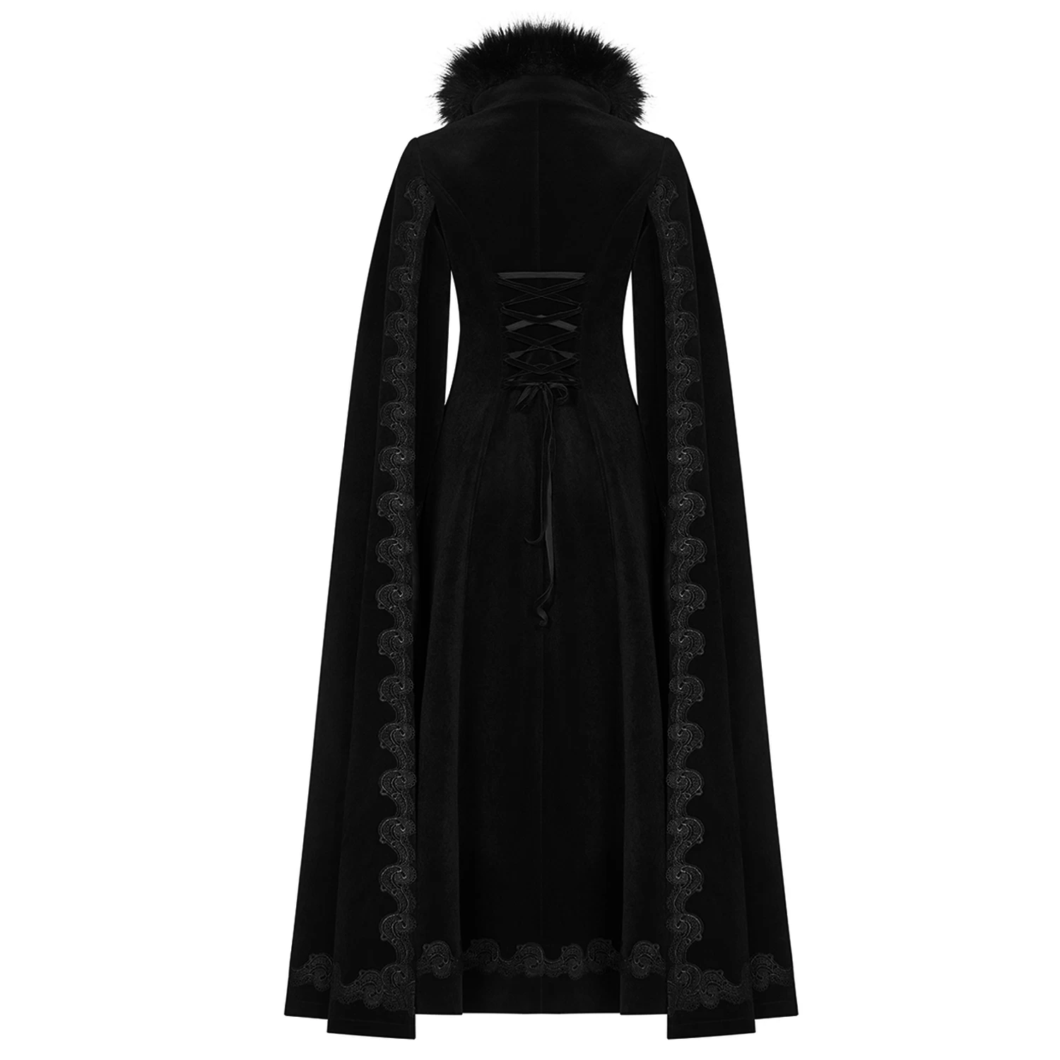 Manteau 'Royal Darkness' Noir 11 Manteau 'Royal Darkness' Noir – Image 9