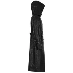 Manteau 'Samhain' En Sergé Noir -Magasin De Mode manteau samhain en serge noir 11