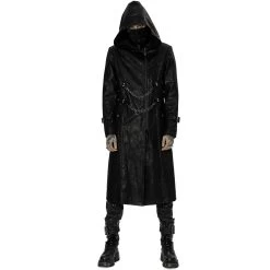 Manteau 'Samhain' En Sergé Noir -Magasin De Mode manteau samhain en serge noir 5