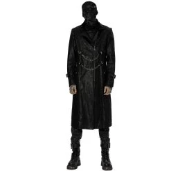 Manteau 'Samhain' En Sergé Noir -Magasin De Mode manteau samhain en serge noir 8
