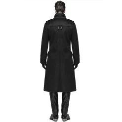 Manteau Style Militaire 'Gotham' Noir -Magasin De Mode manteau style militaire gotham noir 2