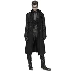 Manteau Style Militaire 'Gotham' Noir -Magasin De Mode manteau style militaire gotham noir 3