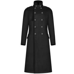 Manteau Style Militaire 'Gotham' Noir -Magasin De Mode manteau style militaire gotham noir 5