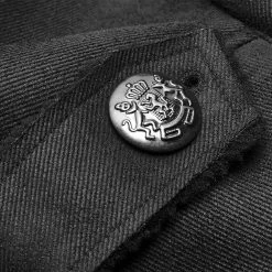 Manteau Style Militaire 'Gotham' Noir -Magasin De Mode manteau style militaire gotham noir 9