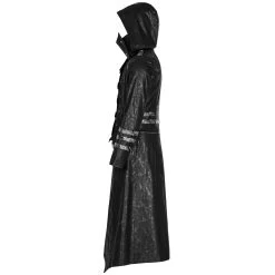 Manteau-Veste Pour Hommes à Capuche 'Scorpio' Noir -Magasin De Mode manteau veste pour hommes a capuche scorpio noir 11