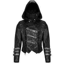 Manteau-Veste Pour Hommes à Capuche 'Scorpio' Noir -Magasin De Mode manteau veste pour hommes a capuche scorpio noir 12
