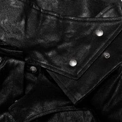 Manteau-Veste Pour Hommes à Capuche 'Scorpio' Noir -Magasin De Mode manteau veste pour hommes a capuche scorpio noir 15