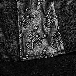 Manteau-Veste Pour Hommes à Capuche 'Scorpio' Noir -Magasin De Mode manteau veste pour hommes a capuche scorpio noir 19