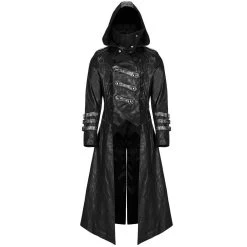 Manteau-Veste Pour Hommes à Capuche 'Scorpio' Noir -Magasin De Mode manteau veste pour hommes a capuche scorpio noir 9