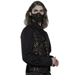 Masque 'Alchemist' En Jacquard Noir Et Or 14 Masque 'Alchemist' En Jacquard Noir Et Or -Magasin De Mode masque alchemist en jacquard noir et or 3