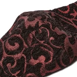 Masque 'Alchemist' En Jacquard Noir Et Rouge 20 Masque 'Alchemist' En Jacquard Noir Et Rouge -Magasin De Mode masque alchemist en jacquard noir et rouge 8