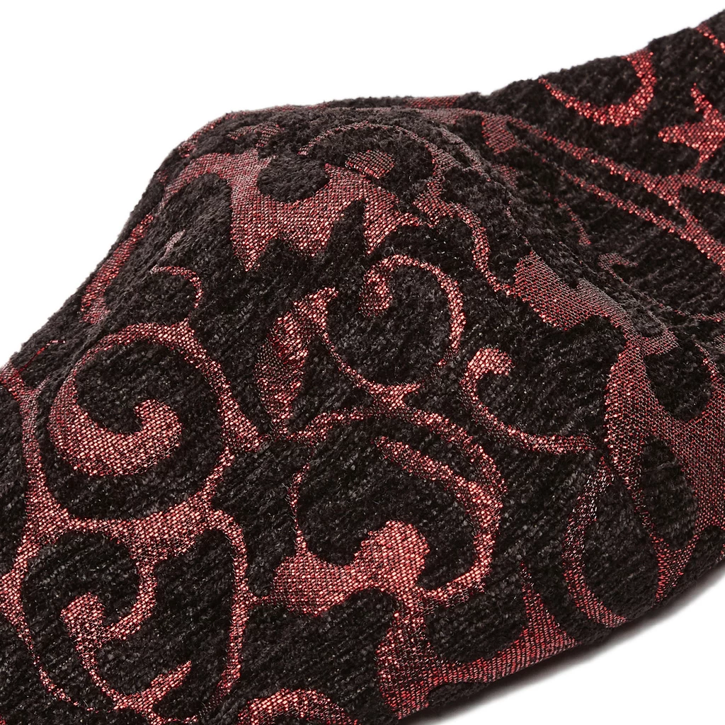 Masque 'Alchemist' En Jacquard Noir Et Rouge 11 Masque 'Alchemist' En Jacquard Noir Et Rouge â Image 9