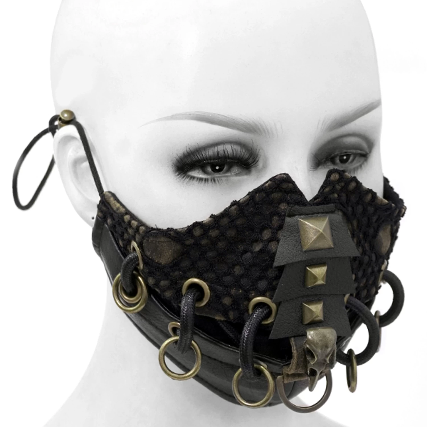 Masque 'Copper Crow' Noir Et Marron 4 Masque 'Copper Crow' Noir Et Marron – Image 2