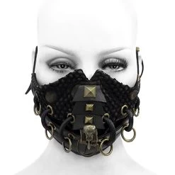 Masque 'Copper Crow' Noir Et Marron