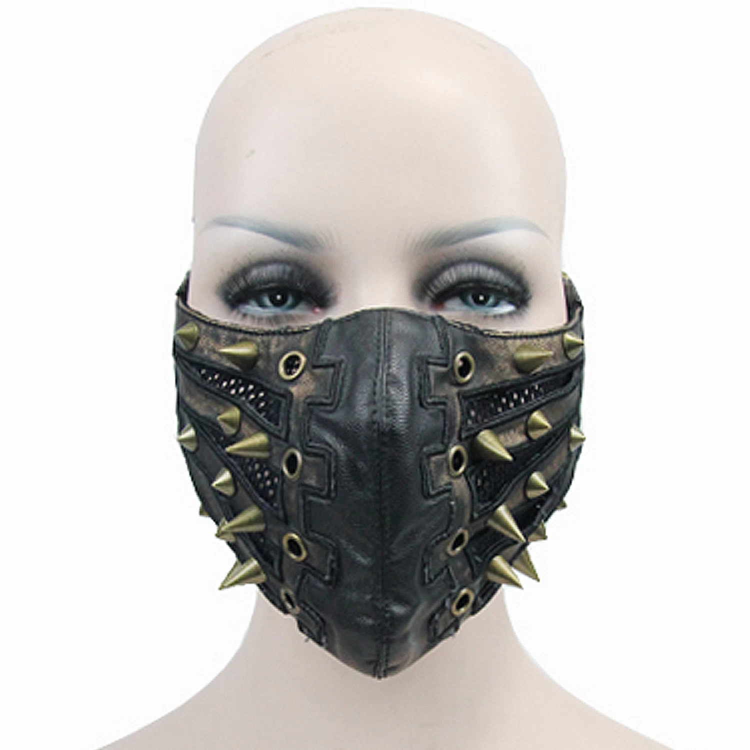 Masque 'Copper Pinned' Noir 4 Masque 'Copper Pinned' Noir – Image 2