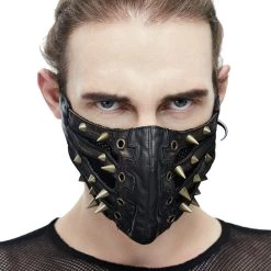 Masque 'Copper Pinned' Noir