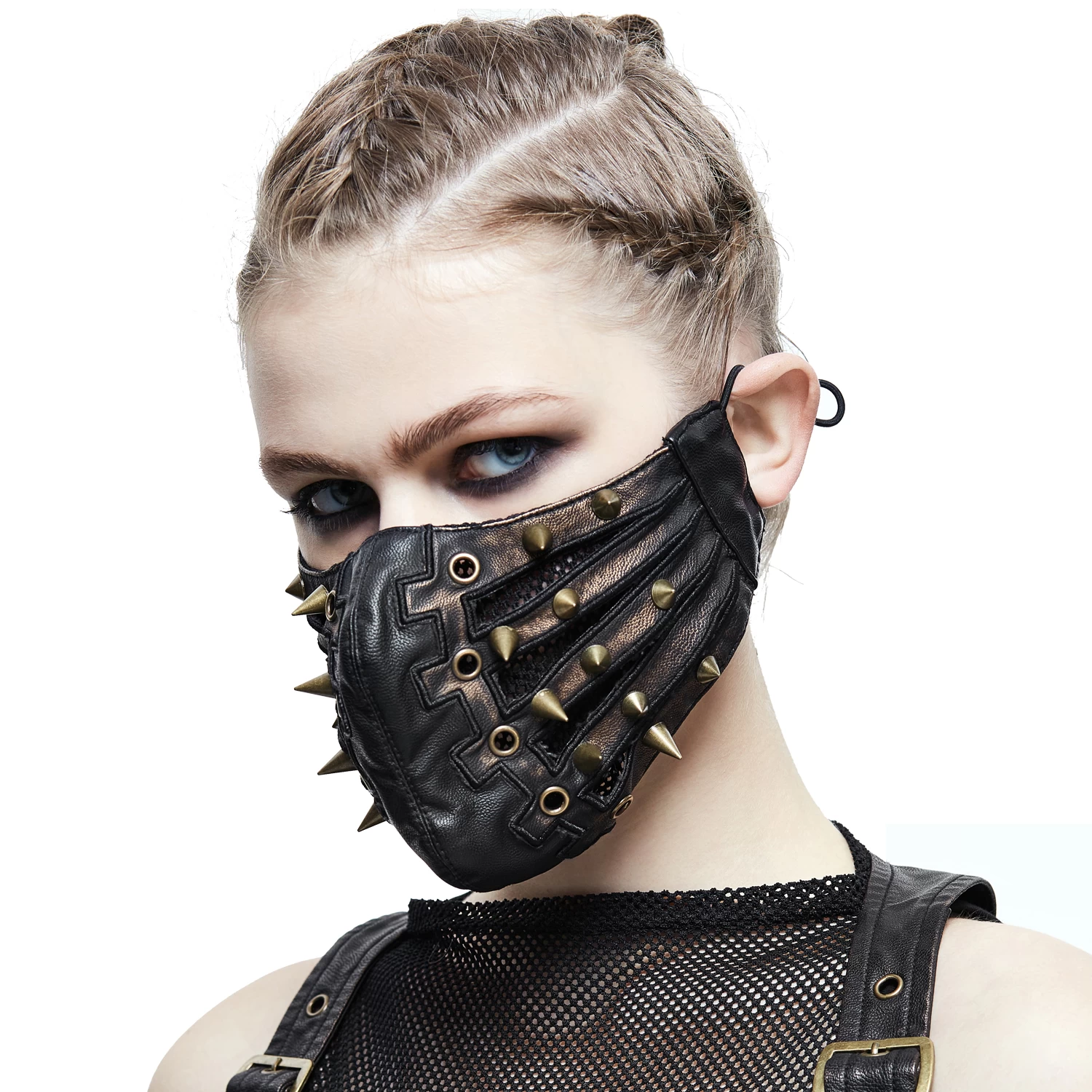 Masque 'Copper Pinned' Noir 10 Masque 'Copper Pinned' Noir – Image 8
