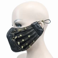 Masque 'Copper Pinned' Noir 22 Masque 'Copper Pinned' Noir -Magasin De Mode masque copper pinned noir 9