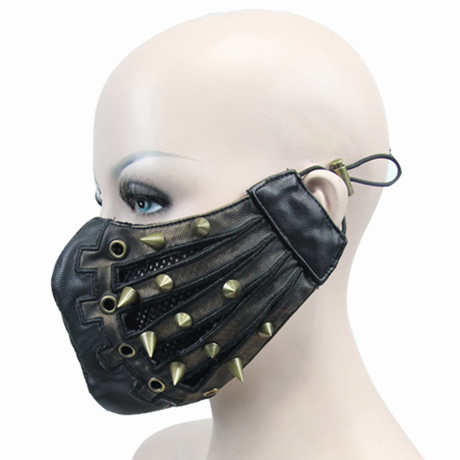 Masque 'Copper Pinned' Noir 12 Masque 'Copper Pinned' Noir – Image 10