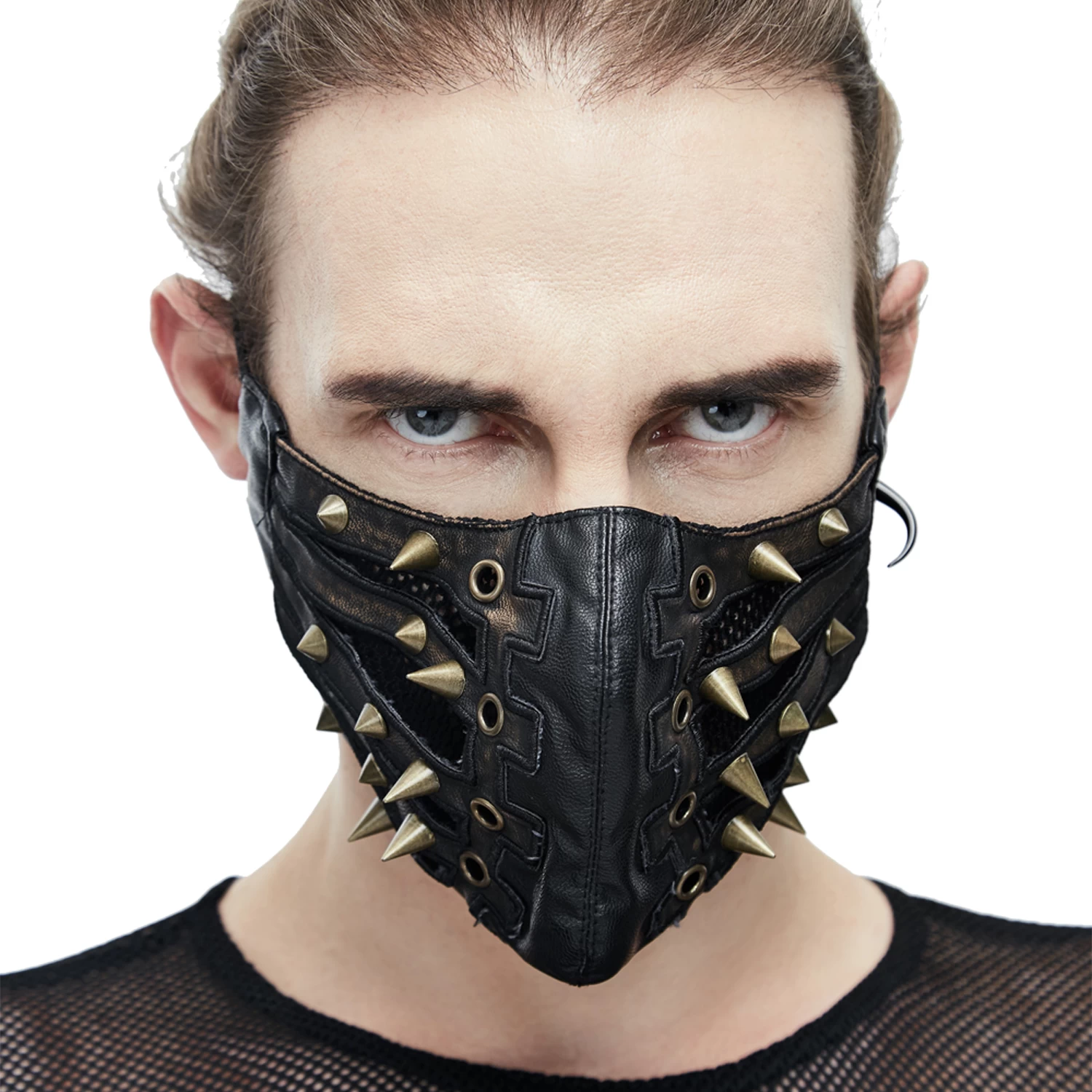 Masque 'Copper Pinned' Noir 3 Masque 'Copper Pinned' Noir