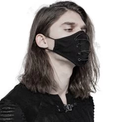 Masque 'Daily Punk Strapping' Noir -Magasin De Mode masque daily punk strapping noir 3