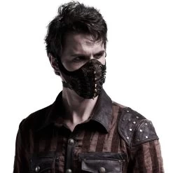 Masque 'Dragon' Marron -Magasin De Mode masque dragon marron 2