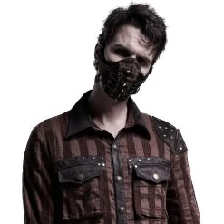 Masque 'Dragon' Marron -Magasin De Mode masque dragon marron 5