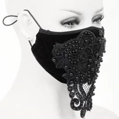 Masque 'Gothic Butterfly' Noir 11 Masque 'Gothic Butterfly' Noir -Magasin De Mode masque gothic butterfly noir 2