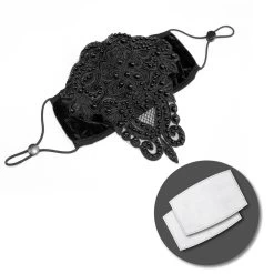 Masque 'Gothic Butterfly' Noir 13 Masque 'Gothic Butterfly' Noir -Magasin De Mode masque gothic butterfly noir 4